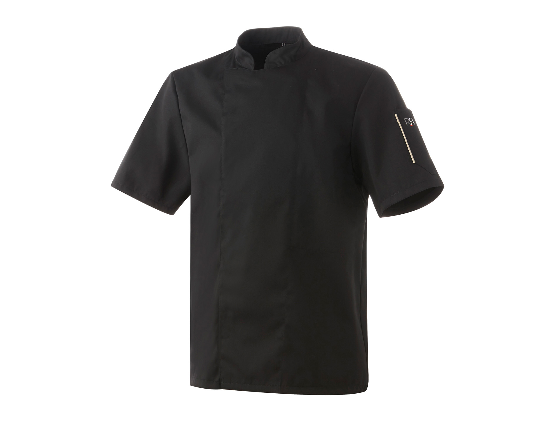 Veste de cuisine Nero manches courtes Noir